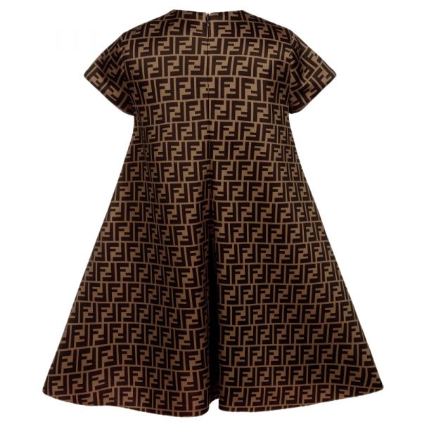 Fendi Baby Girls Beige FF Logo Dress Junior Couture Bahrain, 43% OFF