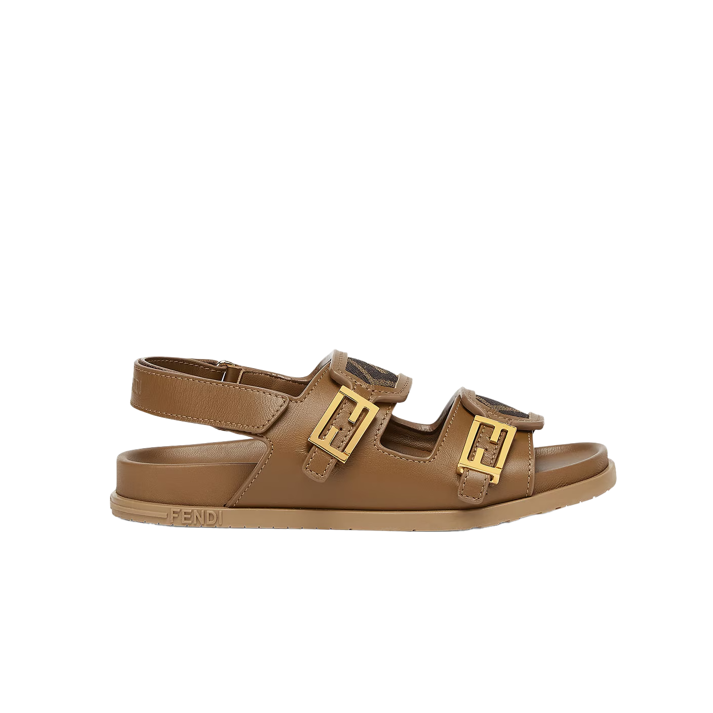 Fendi gold sandals on sale